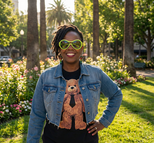 Glow-Up Shield Oversized Decorative Glasses | Casual Chic Eyewear