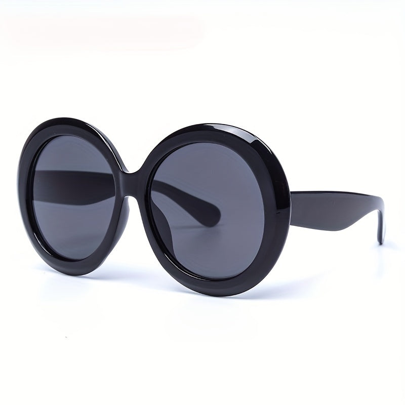 Oversized Round Retro Gradient Anti-Glare Sun Shades