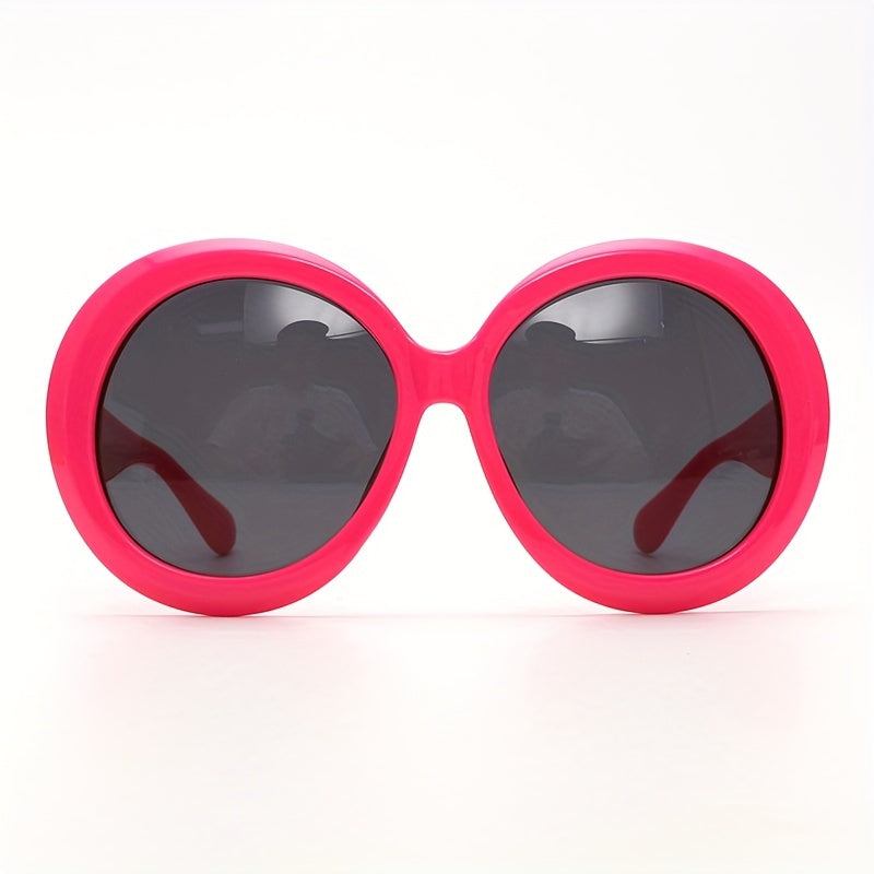 Oversized Round Retro Gradient Anti-Glare Sun Shades