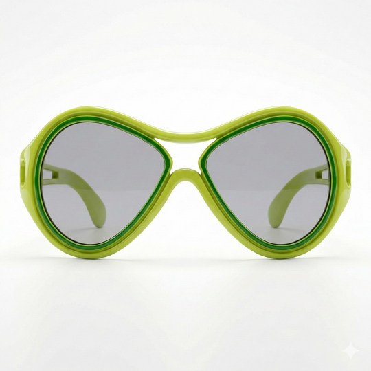 Glow-Up Shield Oversized Decorative Glasses | Casual Chic Eyewear