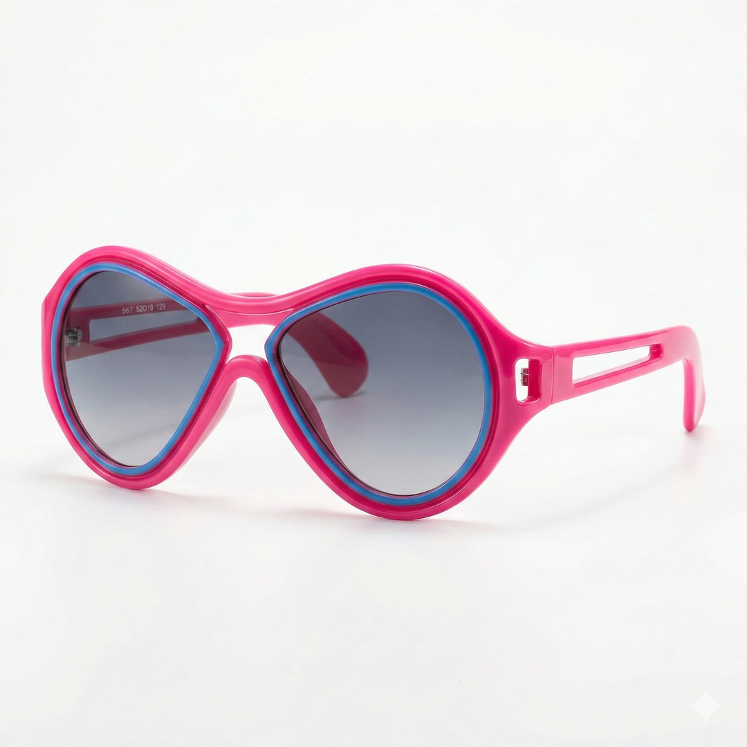 Glow-Up Shield Oversized Decorative Glasses | Casual Chic Eyewear