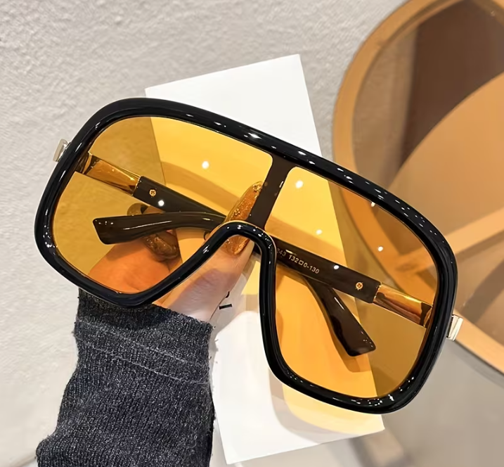 Glow-Up Shield Oversized Decorative Glasses | Casual Chic Eyewear